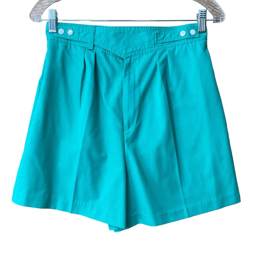 FILENES XS vintage pleated high waist shorts retro pinup summer vacation 12